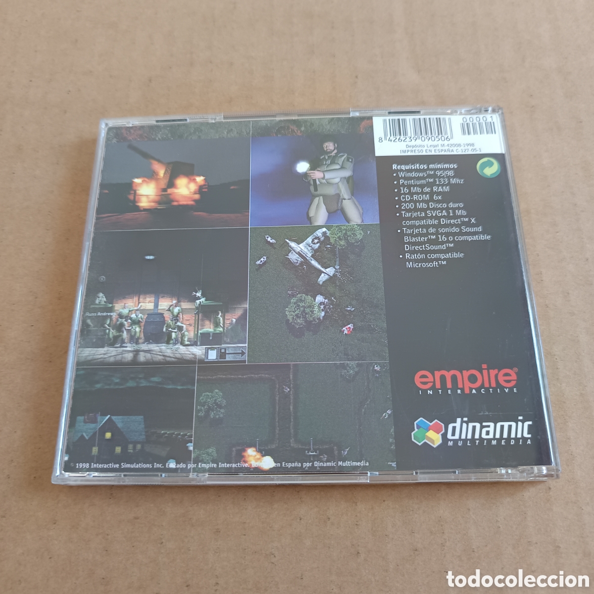 Videojuegos y consolas: Juego PC CD-Rom 101 Airborne en Normand&iacute;a (Empire/Dinamic Multimedia, 1998). Interactive Simulations - Foto 2