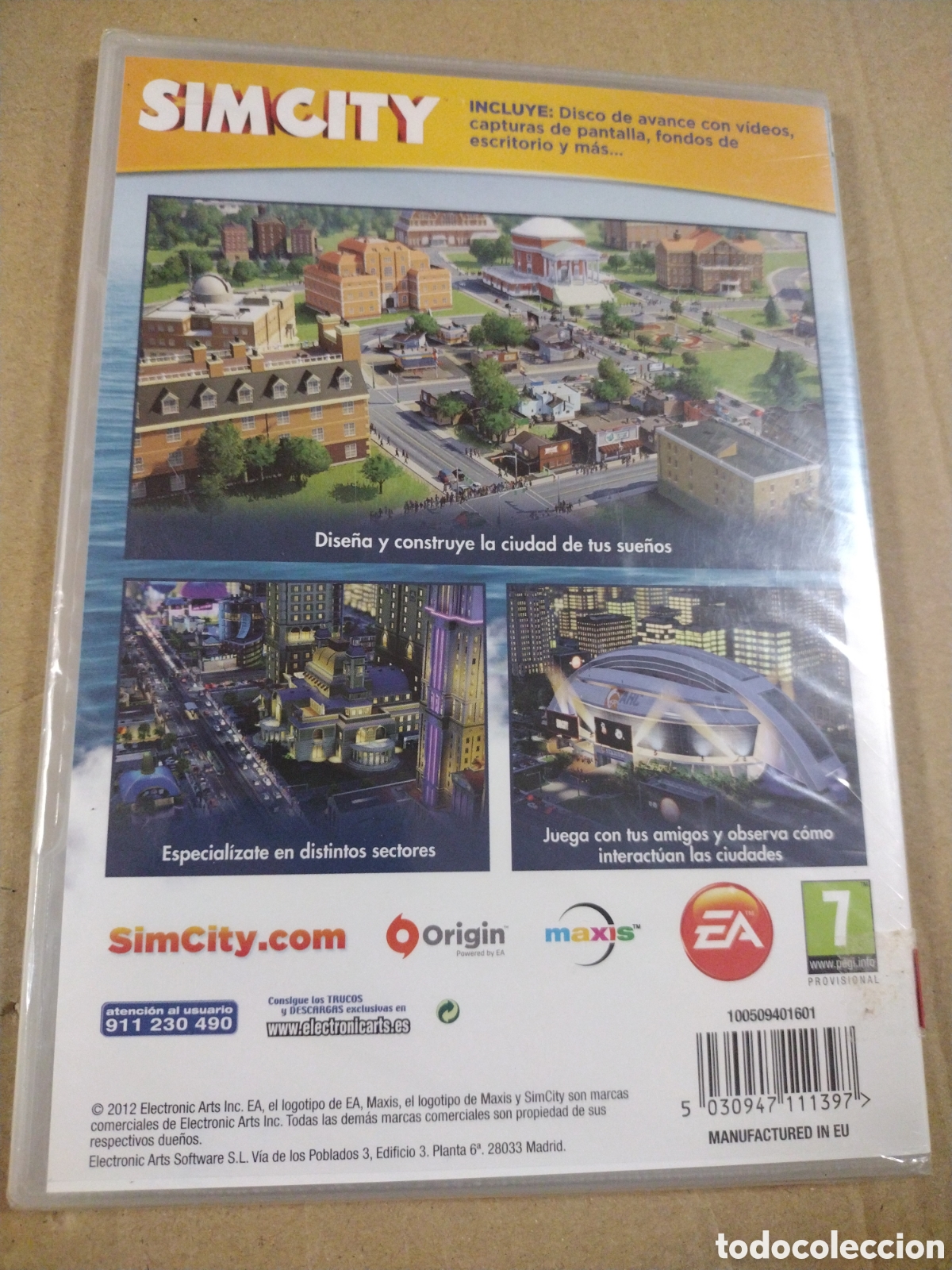 Videojuegos y consolas: SIMCITY DESCUBRE LA CIUDAD. PC Precintado - Foto 2