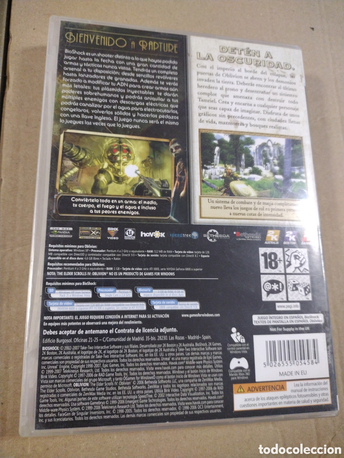 Videojuegos y consolas: OBLIVION. THE ELDER SCROLLS IV. PC Leer descripci&oacute;n - Foto 2