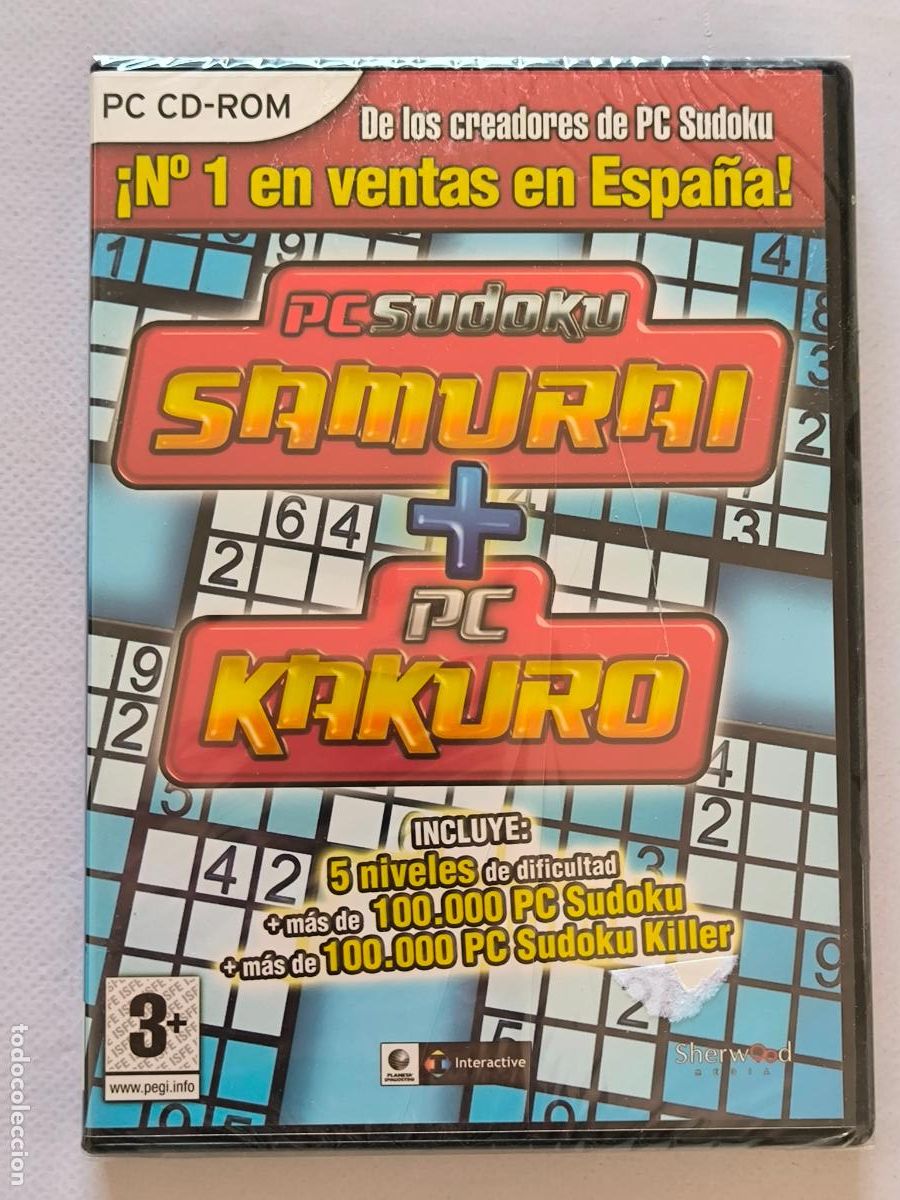 Videojuegos y consolas: PC SUDOKU SAMURAI + PC KAKURO - NUEVO, PRECINTADO (4V) - Foto 1