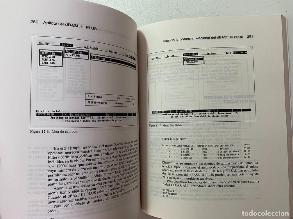 Videojuegos y consolas: APLIQUE EL dBASE III PLUS - LIBRO / MANUAL DE INFORM&Aacute;TICA - Foto 7