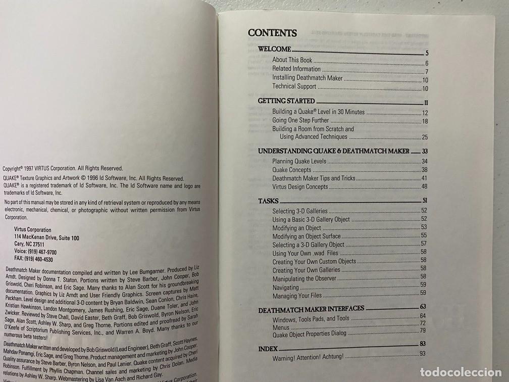 Videojuegos y consolas: QUAKE DEATHMATCH MAKER - LIBRO / MANUAL DE INFORM&Aacute;TICA - VIDEOJUEGOS - Foto 3