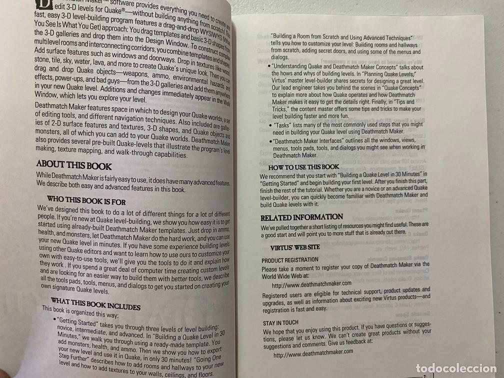 Videojuegos y consolas: QUAKE DEATHMATCH MAKER - LIBRO / MANUAL DE INFORM&Aacute;TICA - VIDEOJUEGOS - Foto 4