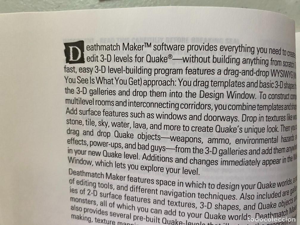 Videojuegos y consolas: QUAKE DEATHMATCH MAKER - LIBRO / MANUAL DE INFORM&Aacute;TICA - VIDEOJUEGOS - Foto 8