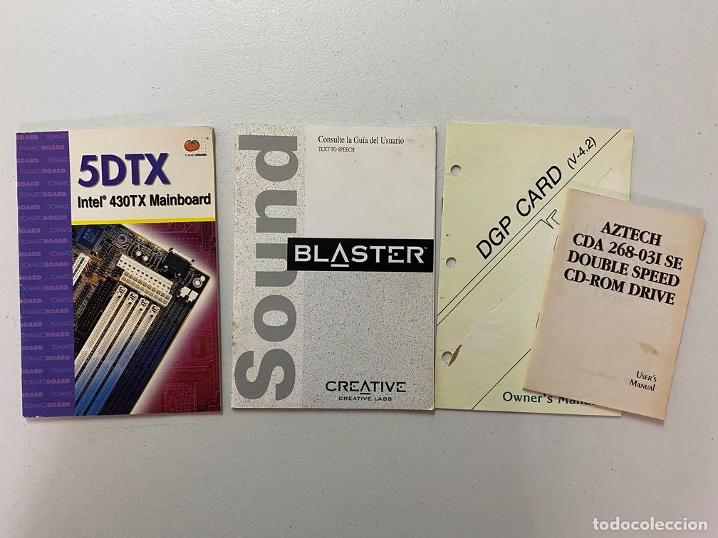 Videojuegos y consolas: MANUALES VARIADOS - TARJETA SONIDO, PLACA BASE, CD / MANUAL DE INFORM&Aacute;TICA - Foto 1