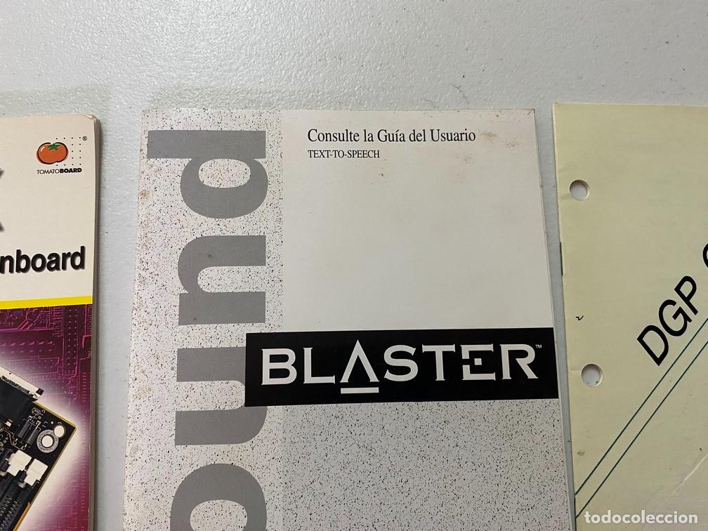 Videojuegos y consolas: MANUALES VARIADOS - TARJETA SONIDO, PLACA BASE, CD / MANUAL DE INFORM&Aacute;TICA - Foto 3