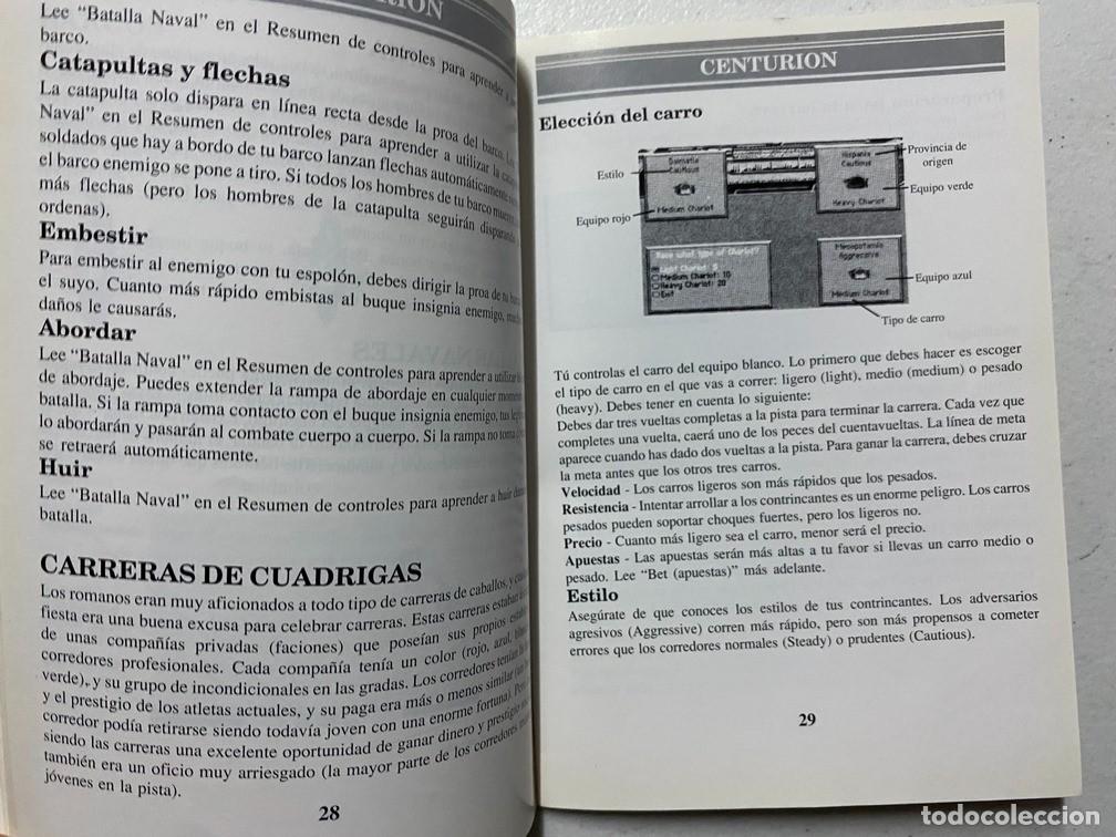 Videojuegos y consolas: CENTURION / MANUAL DE VIDEOJUEGO PC - Foto 4