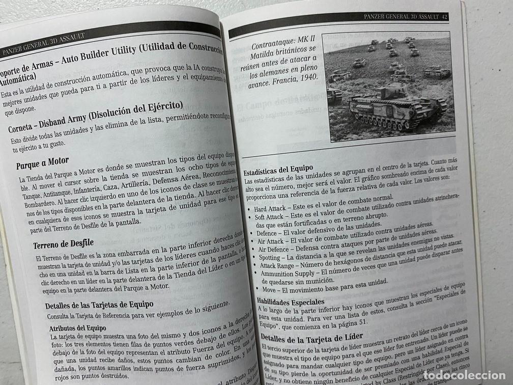 Videojuegos y consolas: PANZER GENERAL 3D ASSAULT / MANUAL DE VIDEOJUEGO PC - Foto 4