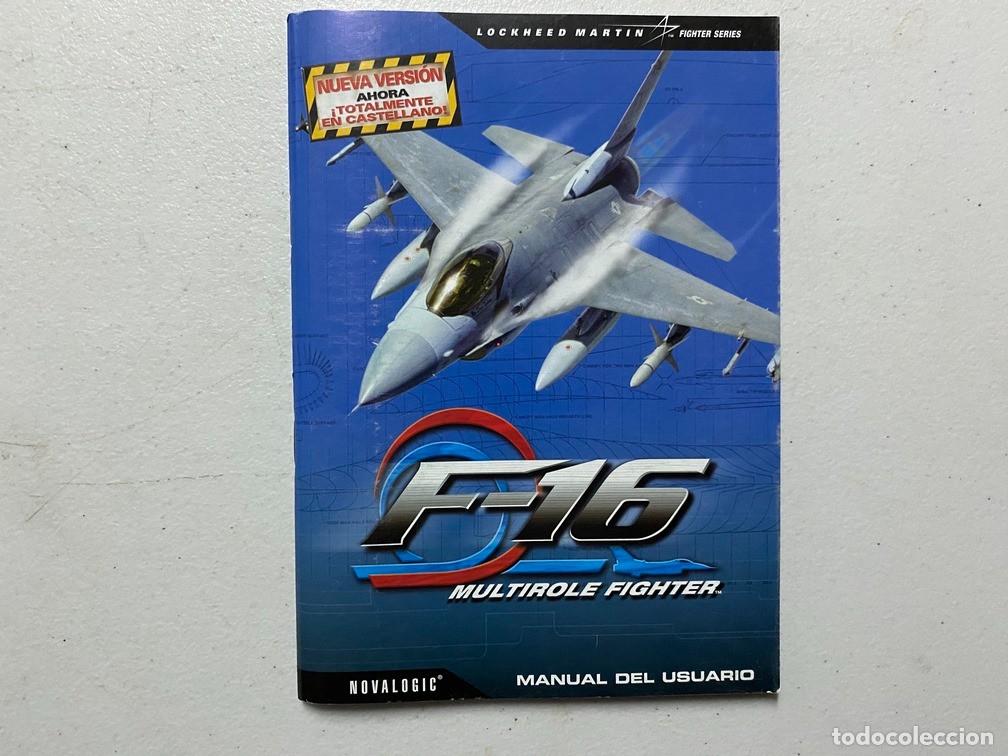 Videojuegos y consolas: F-16 MULTIROLE FIGHTER / MANUAL DE VIDEOJUEGO PC - Foto 1