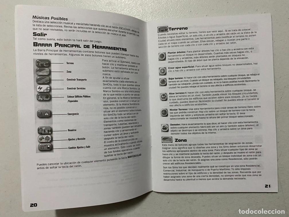 Videojuegos y consolas: SIM CITY 3000 / MANUAL DE VIDEOJUEGO PC - Foto 3