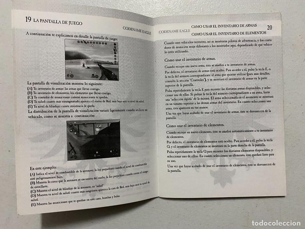 Videojuegos y consolas: CODENAME EAGLE / MANUAL DE VIDEOJUEGO PC - Foto 3