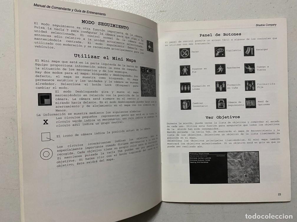 Videojuegos y consolas: SHADOW COMPANY / MANUAL DE VIDEOJUEGO PC - Foto 3