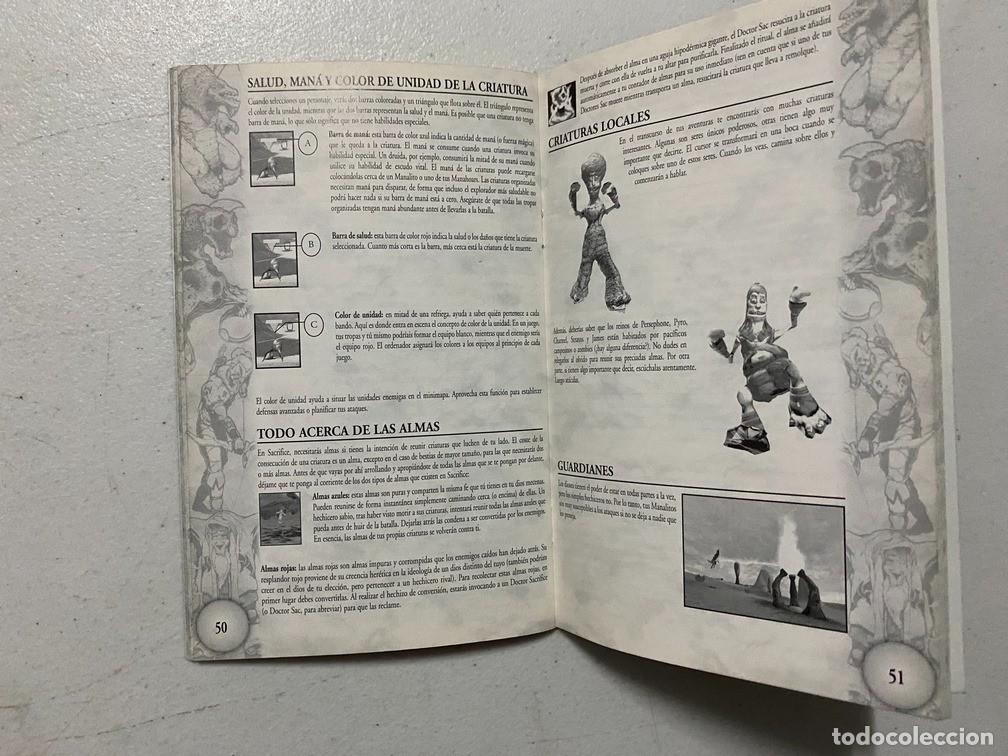 Videojuegos y consolas: SACRIFICE / MANUAL DE VIDEOJUEGO PC - Foto 4