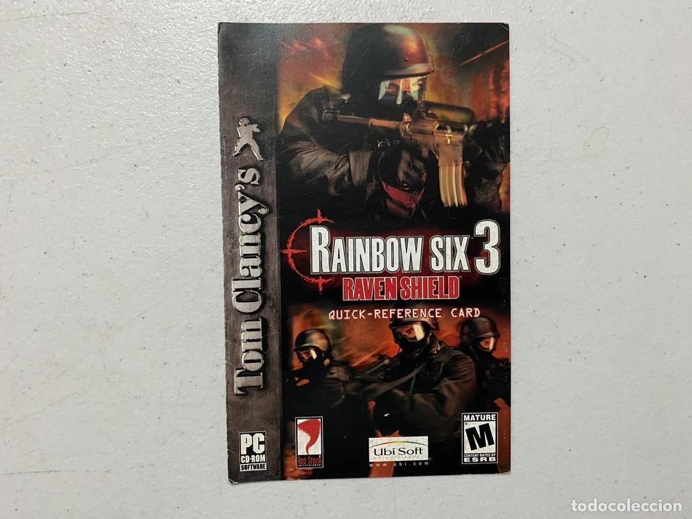 Videojuegos y consolas: RAINBOW SIX 3 RAVEN SHIELD / MANUAL DE VIDEOJUEGO PC - Foto 1