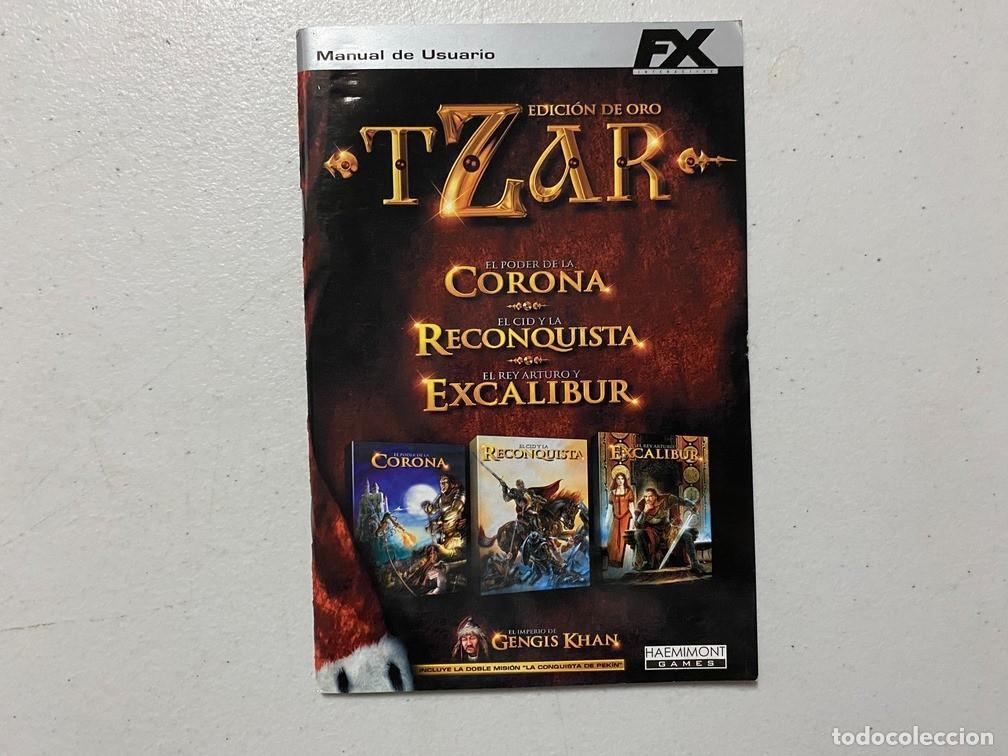 Videojuegos y consolas: TZAR EDICI&Oacute;N DE ORO / MANUAL DE VIDEOJUEGO PC - Foto 1