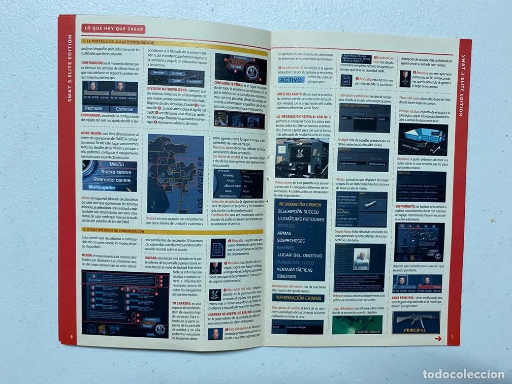Videojuegos y consolas: SWAT 3 - MANUAL DE VIDEOJUEGO PC - Foto 4
