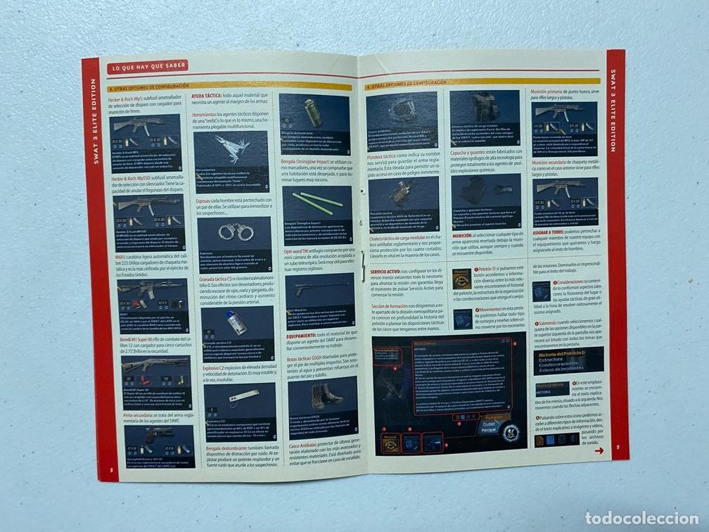 Videojuegos y consolas: SWAT 3 - MANUAL DE VIDEOJUEGO PC - Foto 5