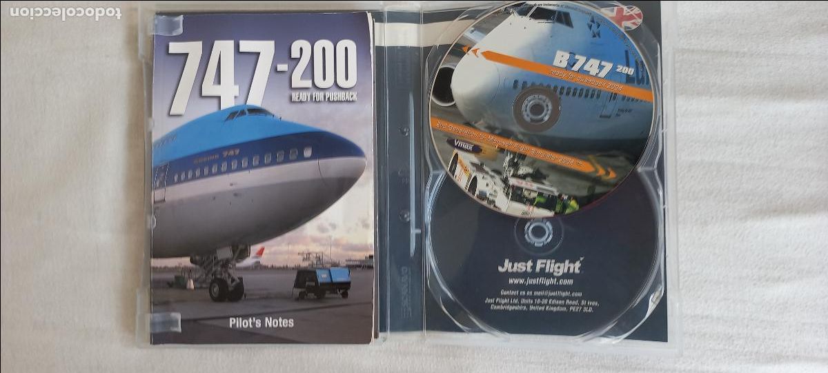 Videojuegos y consolas: 747-200 Ready for Pushback. Juego PC, CD rom.. Expansion for Microsoft flight simulator 2004 - Foto 2