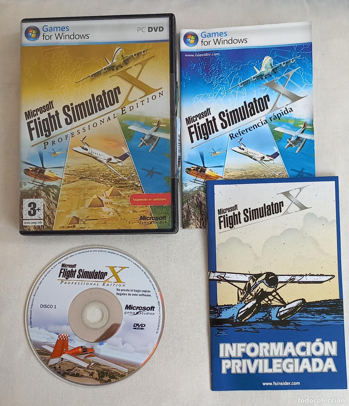 Videojuegos y consolas: Microsoft. Flight Simulator Professional edition. Juego PC-DVD. en castellano. - Foto 1
