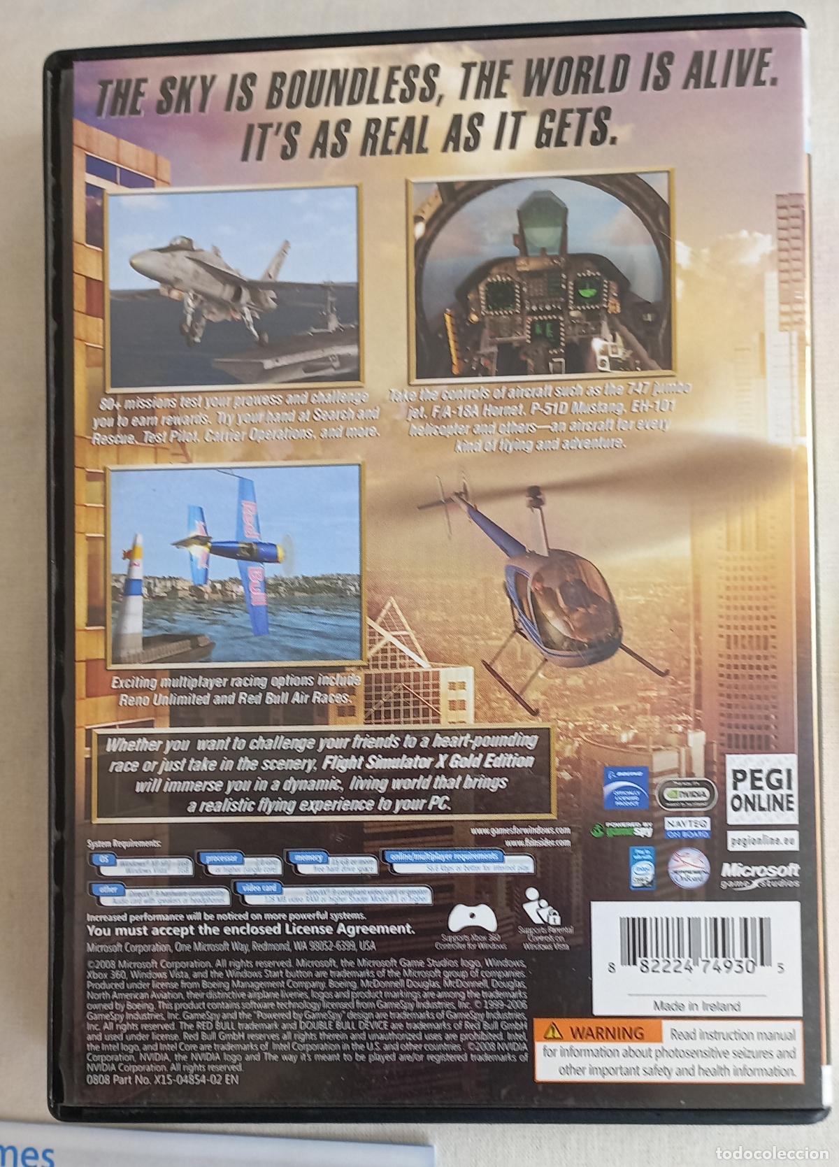 Videojuegos y consolas: Microsoft. Flight Simulator X Gold de Luxe edition y Acceleration expansion Pack. Juego PC-DVD. - Foto 4