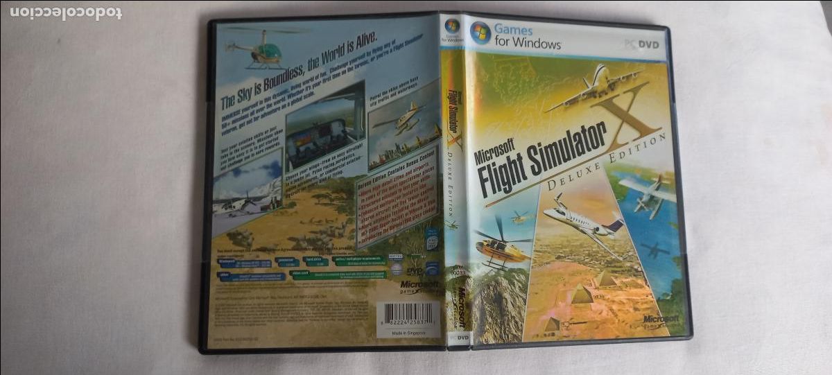 Videojuegos y consolas: Microsoft. Flight Simulator Deluxe edition. Juego PC-dvd. - Foto 1