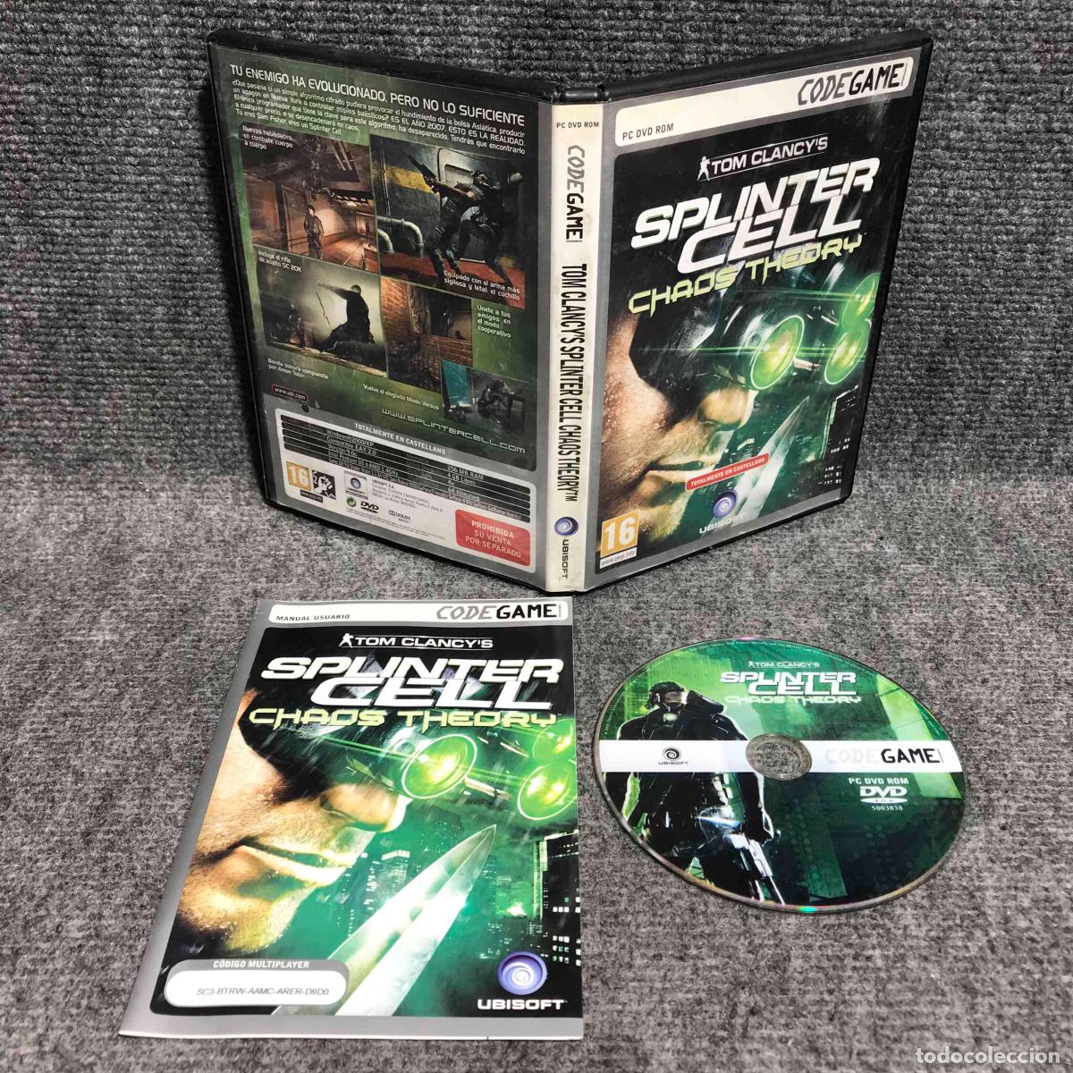 Videojuegos y consolas: TOM CLANCYS SPLINTER CELL CHAOS THEORY PC - Foto 1