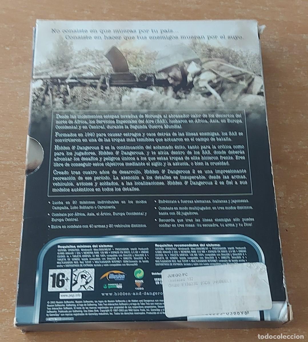 Videojuegos y consolas: HIDDEN & DANGEROUS 2 3 DISCOS PC CD ROM - Foto 2