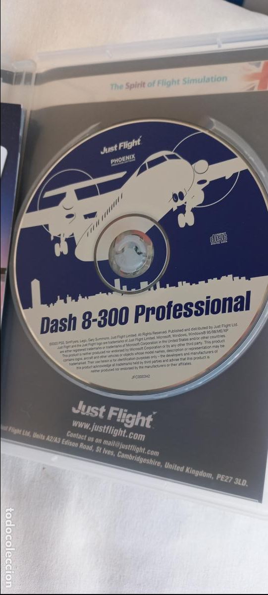 Videojuegos y consolas: Dash 8-300 professional, Juego PC Cd-rom for Microsoft Flight Simulator 2004/2002 - Foto 3