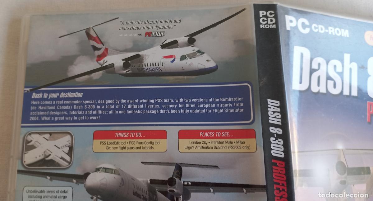 Videojuegos y consolas: Dash 8-300 professional, Juego PC Cd-rom for Microsoft Flight Simulator 2004/2002 - Foto 7