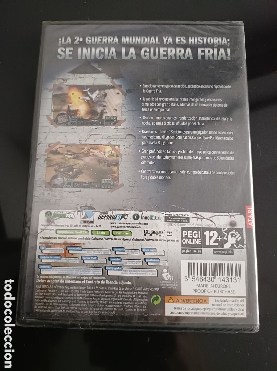 Videojuegos y consolas: Condename Panzers Cold War juego para PC - Foto 2