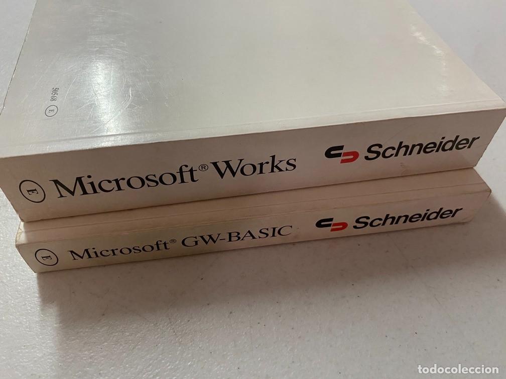 Videojuegos y consolas: SCHNEIDER MICROSOFT WORKS Y GW BASIC - MANUALES ESPA&Ntilde;OL VINTAGE PC - Foto 3