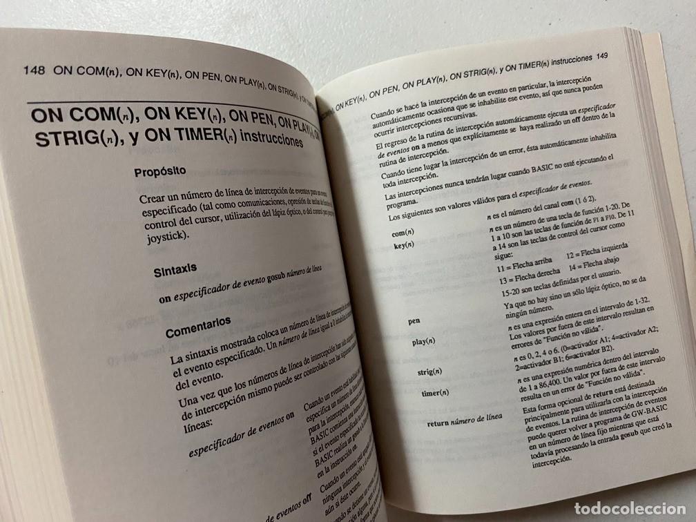 Videojuegos y consolas: SCHNEIDER MICROSOFT WORKS Y GW BASIC - MANUALES ESPA&Ntilde;OL VINTAGE PC - Foto 8