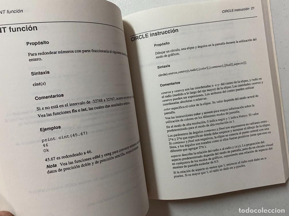 Videojuegos y consolas: SCHNEIDER MICROSOFT WORKS Y GW BASIC - MANUALES ESPA&Ntilde;OL VINTAGE PC - Foto 10