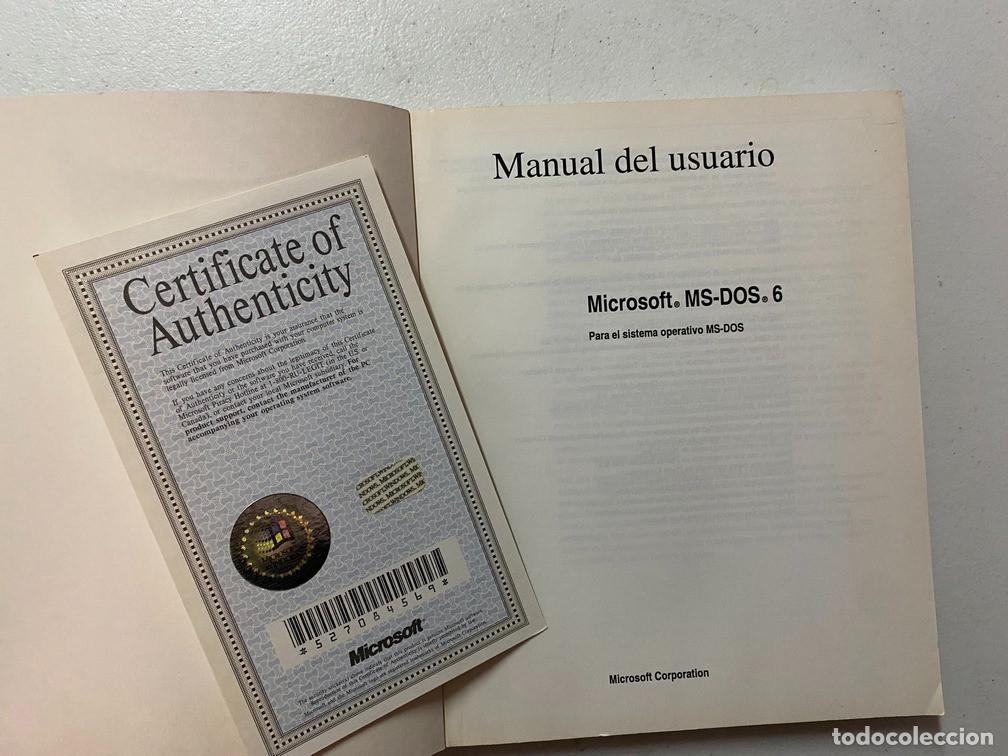 Videojuegos y consolas: MS-DOS 6.2 - MANUAL ESPA&Ntilde;OL VINTAGE PC - Foto 4