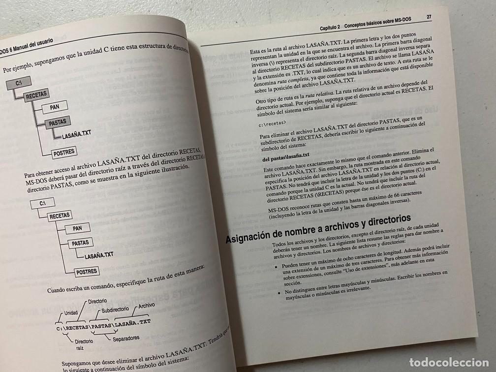 Videojuegos y consolas: MS-DOS 6.2 - MANUAL ESPA&Ntilde;OL VINTAGE PC - Foto 5