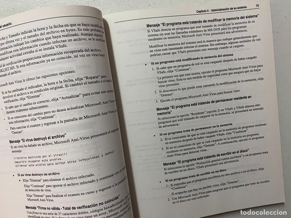 Videojuegos y consolas: MS-DOS 6.2 - MANUAL ESPA&Ntilde;OL VINTAGE PC - Foto 6