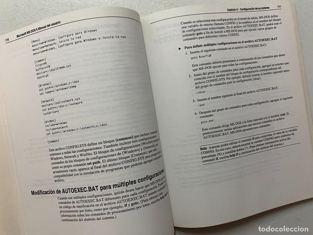 Videojuegos y consolas: MS-DOS 6.2 - MANUAL ESPA&Ntilde;OL VINTAGE PC - Foto 7