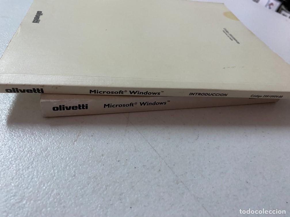 Videojuegos y consolas: OLIVETTI MICROSOFT WINDOWS - MANUAL ESPA&Ntilde;OL VINTAGE PC - Foto 3