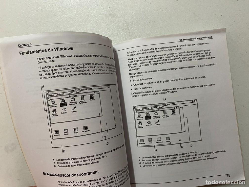 Videojuegos y consolas: OLIVETTI MICROSOFT WINDOWS - MANUAL ESPA&Ntilde;OL VINTAGE PC - Foto 4