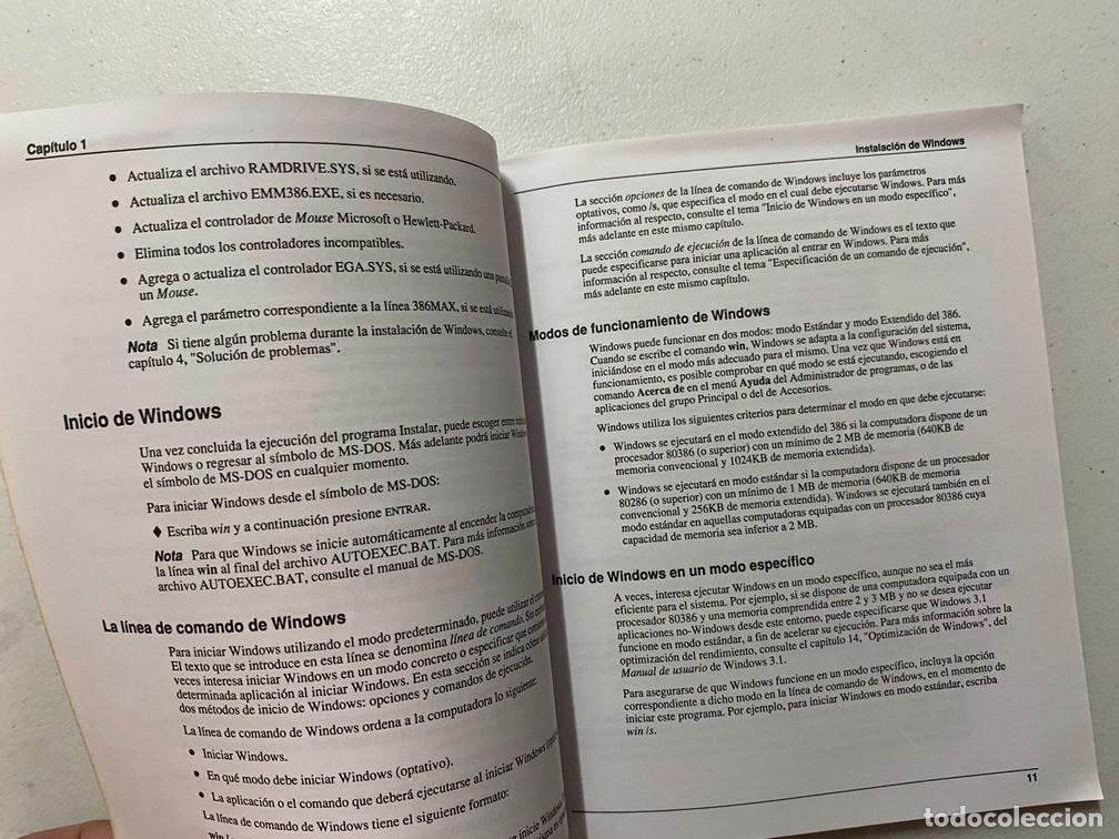 Videojuegos y consolas: OLIVETTI MICROSOFT WINDOWS - MANUAL ESPA&Ntilde;OL VINTAGE PC - Foto 6