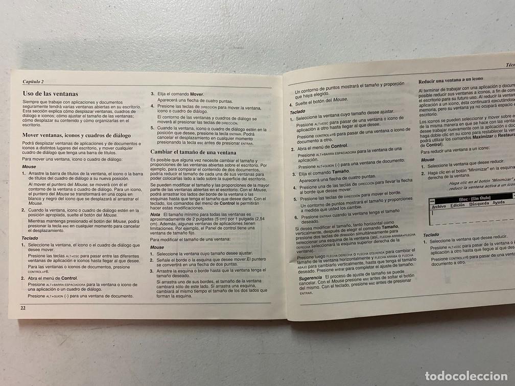 Videojuegos y consolas: OLIVETTI MICROSOFT WINDOWS - MANUAL ESPA&Ntilde;OL VINTAGE PC - Foto 7