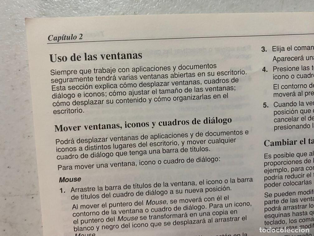 Videojuegos y consolas: OLIVETTI MICROSOFT WINDOWS - MANUAL ESPA&Ntilde;OL VINTAGE PC - Foto 8