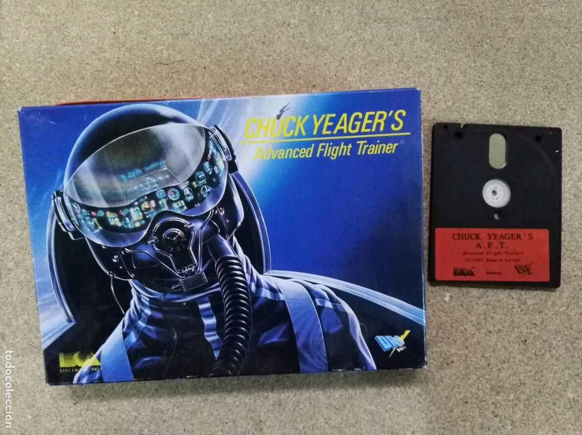 Videojuegos y consolas: Juego Amstrad. Chuck Yeagers.Electronic Arts - Foto 1