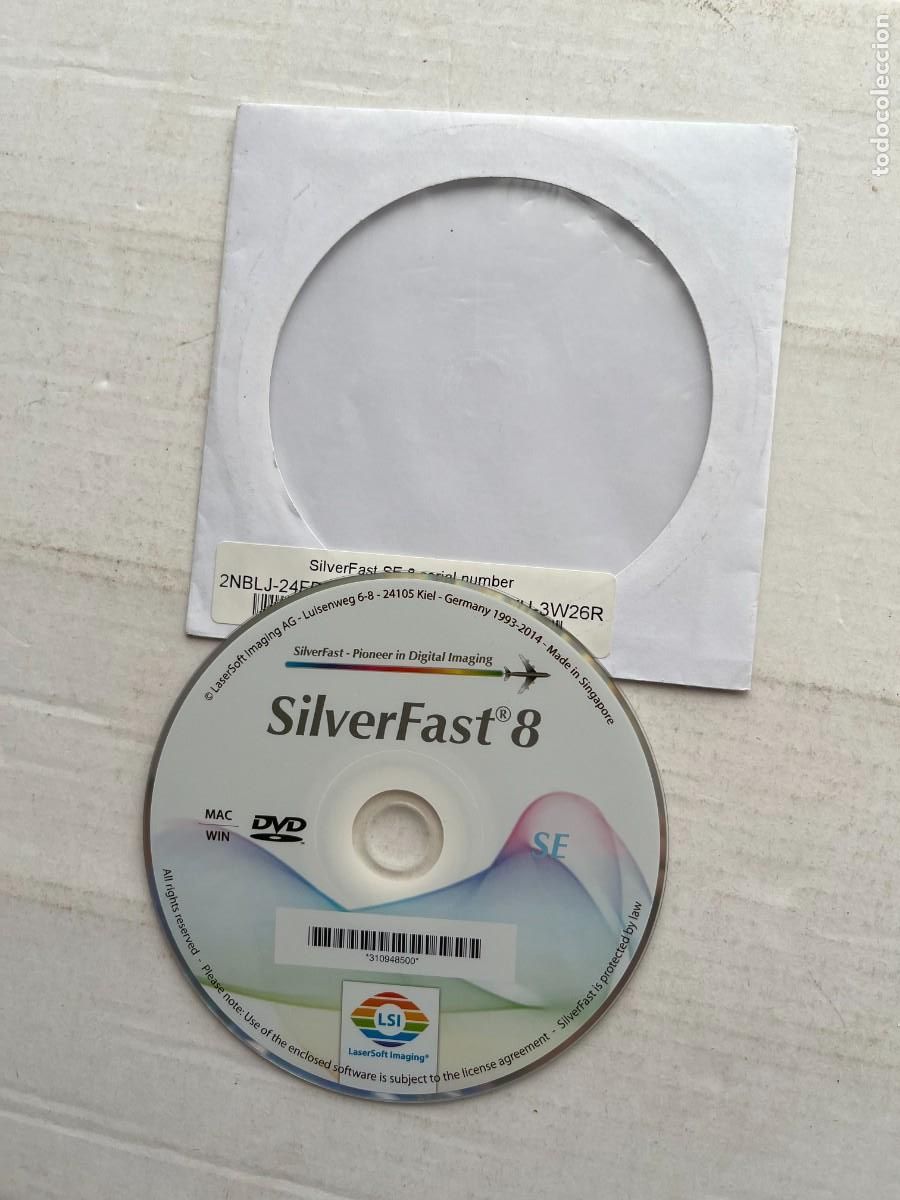 Videojuegos y consolas: SILVERFAST 8 DVD ROM KREATEN PC - Foto 1