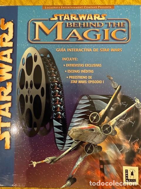 Videojuegos y consolas: STAR WARS - BEHIND THE MAGIC - LUCAS ARTS / ELECTRONIC ARTS CD ROM - Foto 1