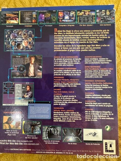 Videojuegos y consolas: STAR WARS - BEHIND THE MAGIC - LUCAS ARTS / ELECTRONIC ARTS CD ROM - Foto 2