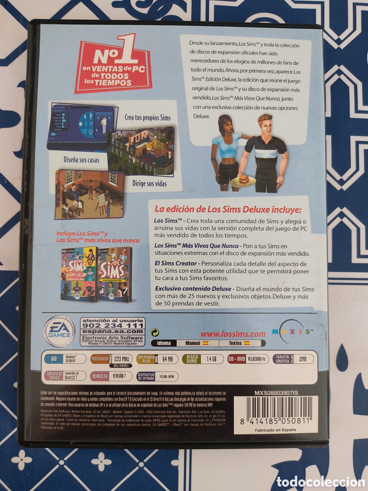 Videojuegos y consolas: LOS SIMS EDICION DELUXE&nbsp;-- PC CD-ROM - Foto 2