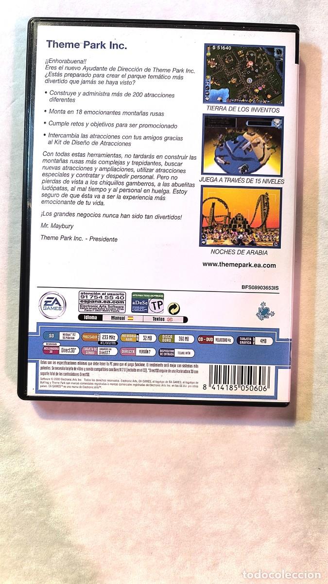 Videojuegos y consolas: juego para Pc theme park - Foto 2