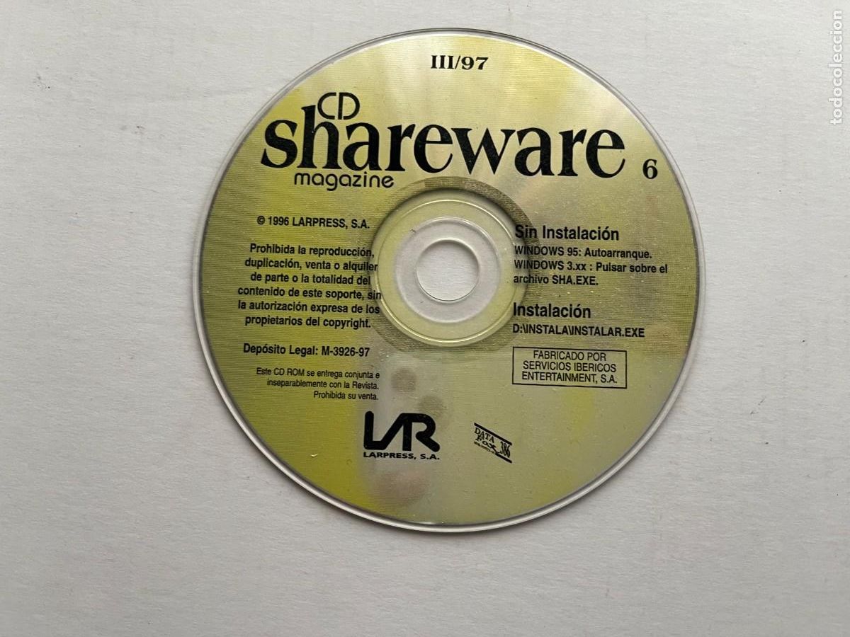 Videojuegos y consolas: CD SHAREWARE MAGAZINE 6 - pc kreaten - Foto 1