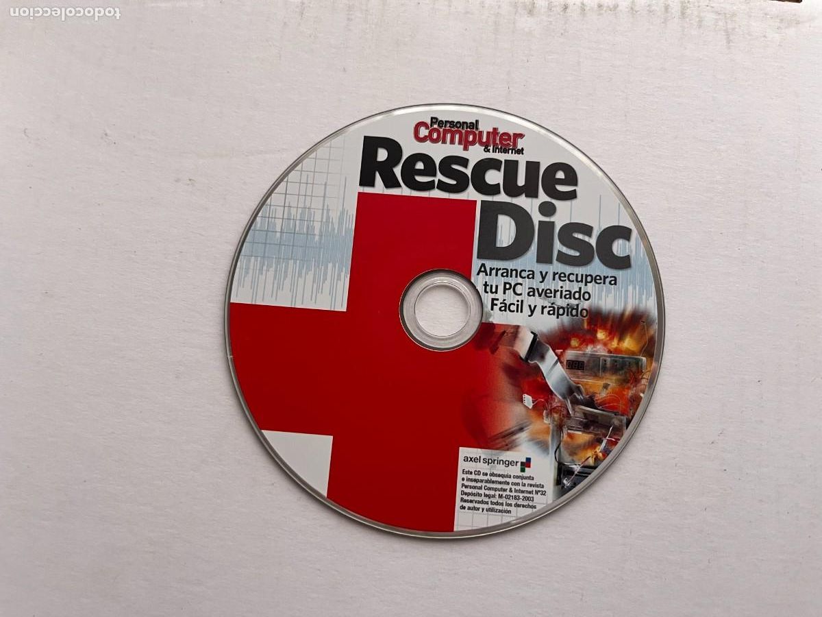 Videojuegos y consolas: PERSONAL COMPUTER RESCUE DISC - PC KREATEN - Foto 1